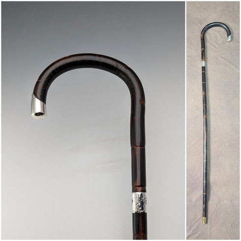 1919年 英国アンティーク レディース用 曲がりハンドル ステッキ 杖 76cm